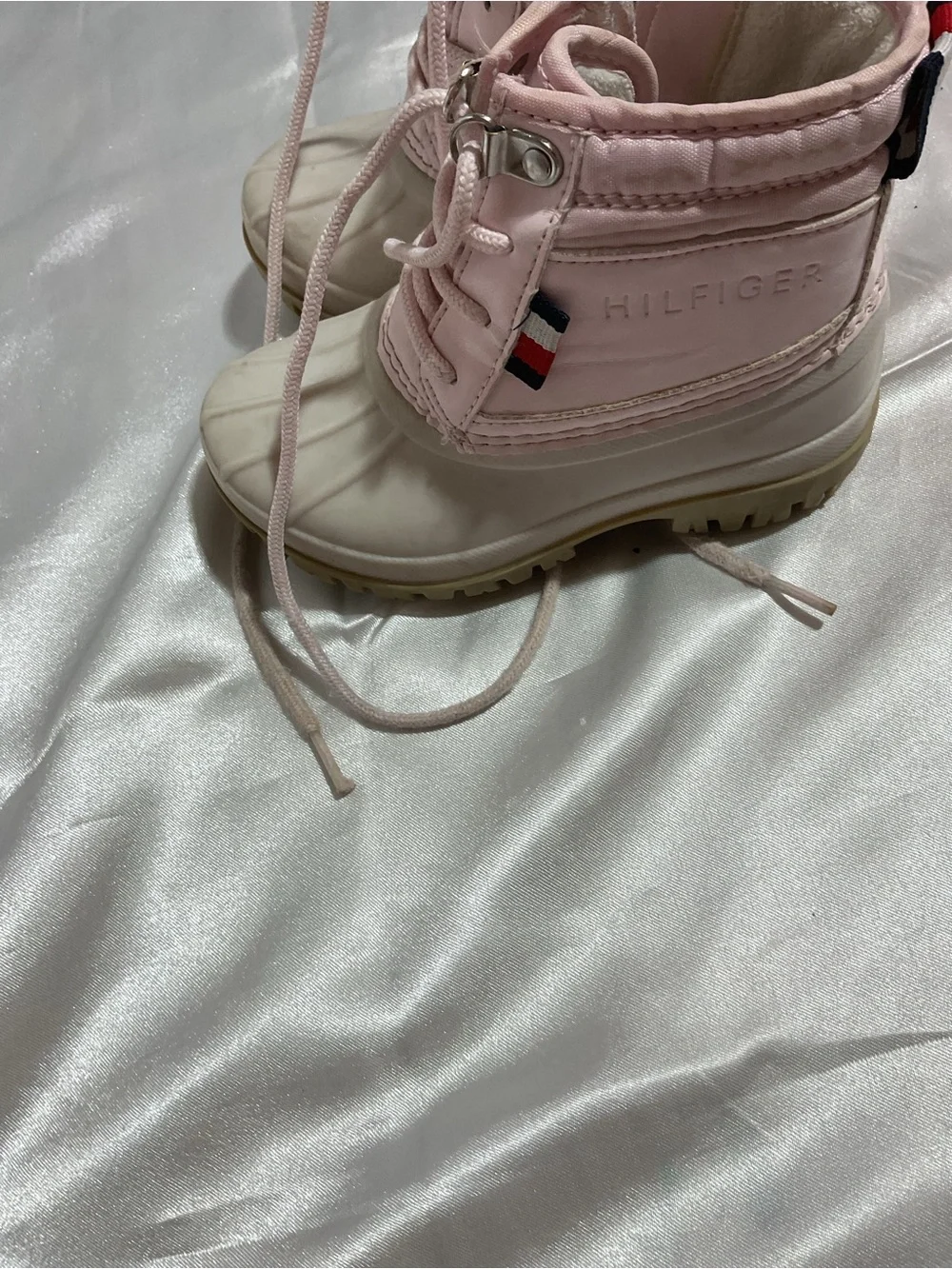 Kids Pink Waterproof Winter Boot